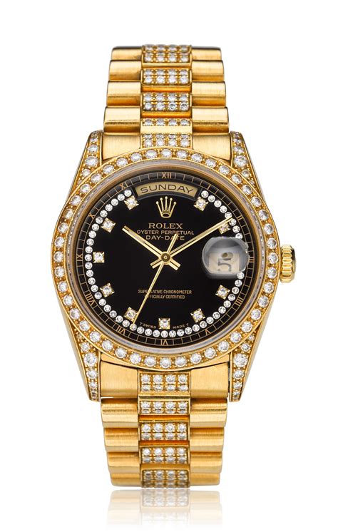 rolex day date oro diamond|rolex watch diamond bezel prices.